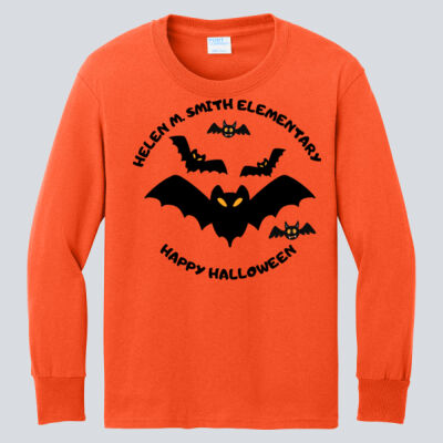 Youth Long Sleeve Shirt - Fall Holidays - Bats Thumbnail