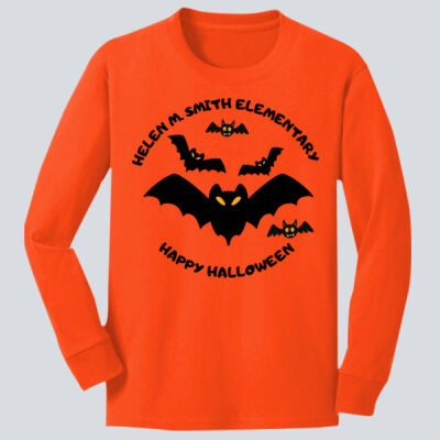 Youth Long Sleeve Shirt - Fall Holidays - Bats Thumbnail