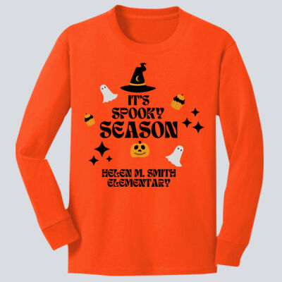 Youth Long Sleeve Shirt - Fall Holidays - Spooky Season Thumbnail