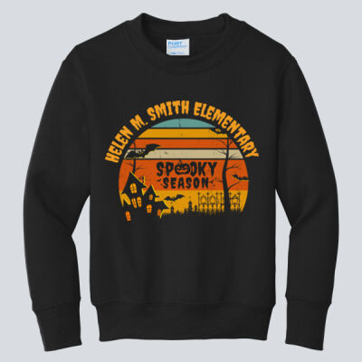 Youth Crewneck - Fall Holidays - Haunted House Thumbnail