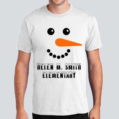Adult T-Shirt - Winter Holidays - Snowman Thumbnail