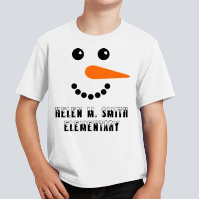 Youth T-Shirt - Winter Holidays - Snowman Thumbnail