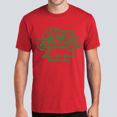 Adult T-Shirt - Winter Holidays - Merry Christmas - Green Thumbnail