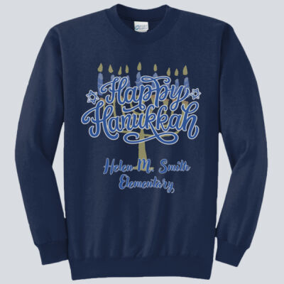 Adult Crewneck - Winter Holidays - Happy Hanukkah Thumbnail