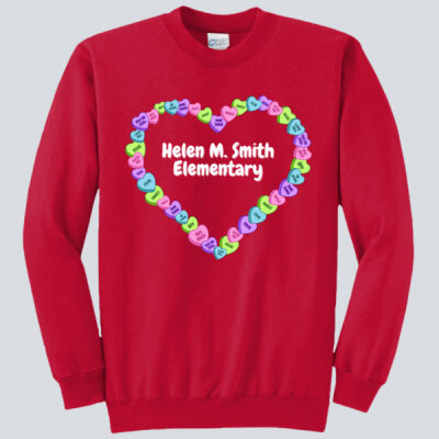 Adult Crewneck - Spring Holidays - Candy Hearts Thumbnail