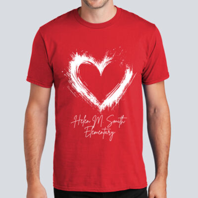 Adult T-Shirt - Spring Holidays - Valentine's Heart Thumbnail