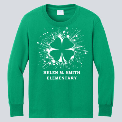 Youth Long Sleeve Shirt - Spring Holidays - Shamrock Thumbnail