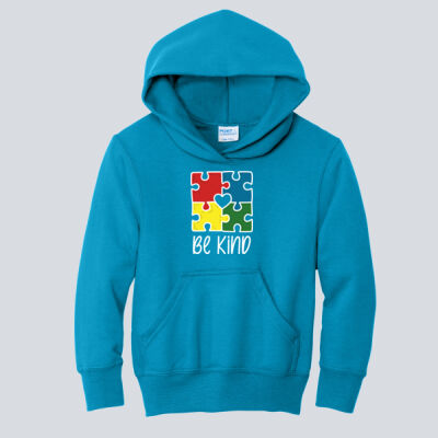 Youth Hoodie - Autism Awareness - Be Kind Puzzle Thumbnail