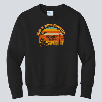 Youth Crewneck - Fall Holidays - Haunted House Thumbnail