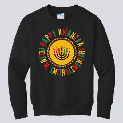 Youth Crewneck - Winter Holidays - Happy Kwanzaa Thumbnail