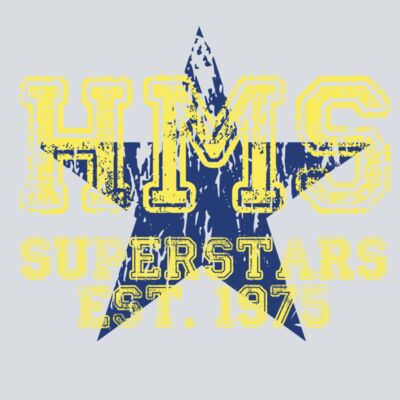 Distressed HMS with Star - Yellow Thumbnail