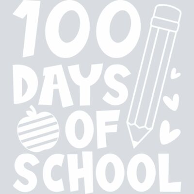 100 Days with pencil - White Thumbnail